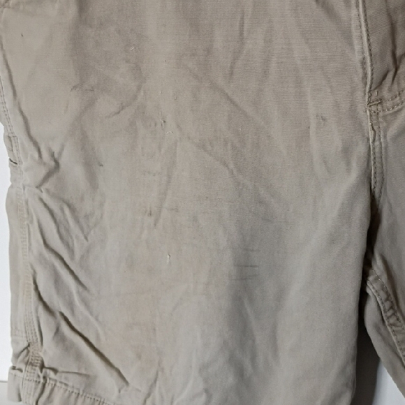Carhartt Men's Khaki Flat Front Shorts Workwear Size 44 - Picture 3 of 11